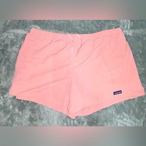 Patagonia Baggies Women’s Shorts Peach Sherbet Size M